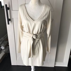 Express Belted Cozy Dress